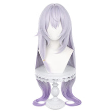Load image into Gallery viewer, UWOWO Honkai Star Rail Black Swan Cosplay Wig 90cm Long hair Silver Purple Hair
