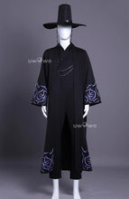 Load image into Gallery viewer, UWOWO Saja Boys Cosplay Collab Series: Kpop Huntrix Saja Boys ‘You Idol’ Jinu Black Cosplay Costume XS-3XL Halloween Costume
