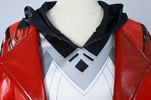 Load image into Gallery viewer, Vi Acrane Cosplay Costume Game Arcane Vi Red Wig Leather Jacket Halloween Carnival Outfits Vi Shoes Boots
