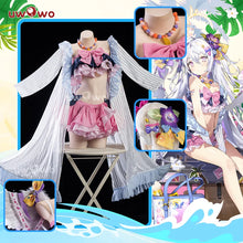 Load image into Gallery viewer, IN STOCK UWOWO Game Blue Archivee Shirasu Azusa Swimsuit Summer Cosplay Costume Female Party Clothing Uniform Outfits
