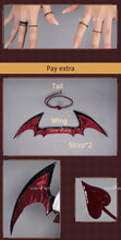 Load image into Gallery viewer, LAST BATCH UWOWO Genshin Impact Fanart Hutao Succubus Hutao Cosplay Costume Hu Tao Costume with Wings Tail Dress Cosplay Outfit
