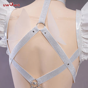IN STOCK UWOWO 2D Le Malinn Cosplay with Ears Live Cosplay Rabbit Costume Bodysuit Outfit Onepiece For Girls Women