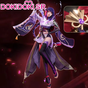 IN STOCK Raiden Shogun Baal Cosplay Game Genshin Impact Cosplay Costume DokiDoki-SR Shogun Baal Costume Raiden Ei Halloween