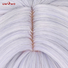 Load image into Gallery viewer, UWOWO Honkai Star Rail Black Swan Cosplay Wig 90cm Long hair Silver Purple Hair
