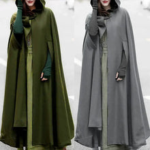 Load image into Gallery viewer, Cosplay Vintage Medieval Gothic Creed Hooded Cloak Thin Coat Women Vampire Devil Capes Pirate Robes

