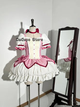 Load image into Gallery viewer, Madoka Kaname Cosplay Costume Wig Puella Magi Madoka Magica Pink Lolilta Cute Dress Madoka Choker Shoes Anime Cosplay Outfits
