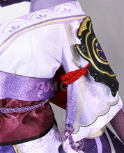 Load image into Gallery viewer, High Quality Genshin Impact Raiden Shogun Cosplay Costume Carnival Uniform Wig Anime Halloween Costumes Women Game Beelzebul
