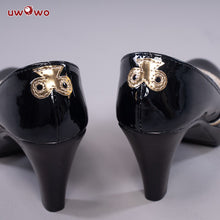 Load image into Gallery viewer, UWOWO Game Genshin Impact Cosplay Lisa Witch of Purple Rose The Librarian Cosplay Shoes Cosplay Boots
