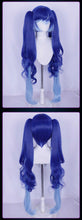 Load image into Gallery viewer, UWOWO IUNO Wig Game Wuthering Waves WuWa IUNO Cosplay Wig Long Hair Blue Hair Halloween Wig
