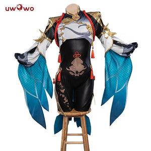 Shenhe Cosplay Costume Game Genshin Impact Cosplay Liyue Cryo Shen He Halloween Christmas Costume Outfits