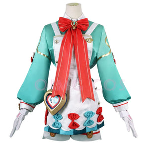 Genshin Impact Sigewinne Cosplay Costume Adult Carnival Uniform Wig Anime Halloween Party Costumes Masquerade Women Game