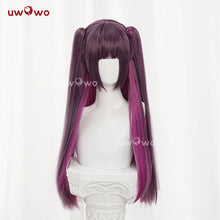 Load image into Gallery viewer, UWOWO Mikari Tachibanaa Wig 2.5 Dimensionall Seduction Niteng0o Jigen no Ririsaa Cosplay Wig Purple Long Hair With Ponytail
