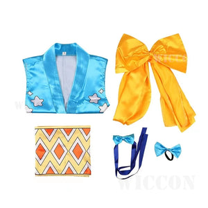 Anime Wano Country Nami Cosplay Costumes Kimono Dress Halloween Costumes for Women Vestido Role Play Suit Clothing