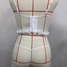 Load image into Gallery viewer, Sexy Brassiere Vest Women's Underwear Summer New Fishbone Lace Strap Design Embroideries Premium Bra and Panty Lingerie Set
