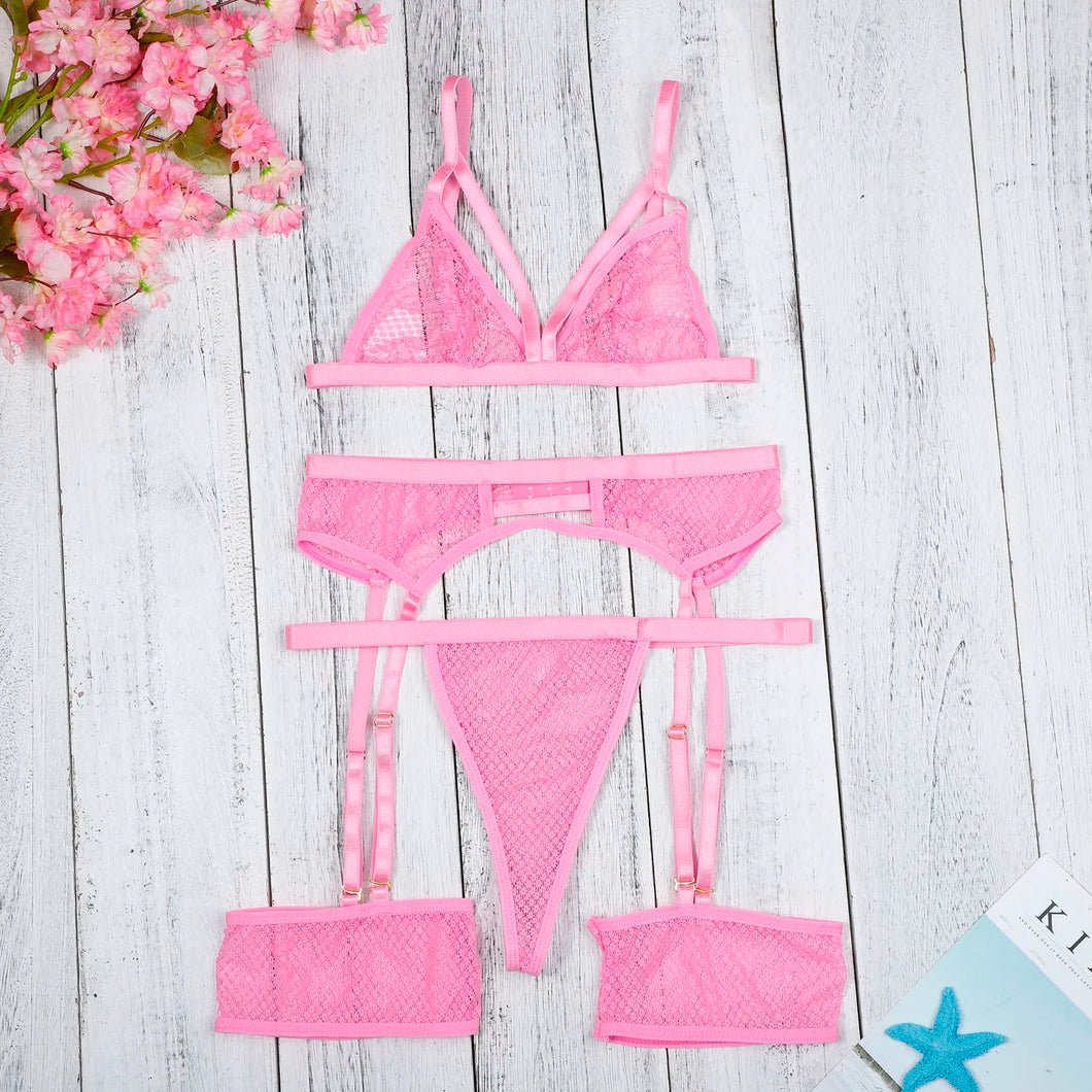 Pajamas Steel Lingerie Ring Lace Underwear Sleepwear Fashion Sexy Garter Erotic Porno Lingerie белье женское