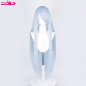 High Quality Anime 100Cm Long Staight Cosplay Wig Black White Red Pink Brown Gold Blue Blonde Purple Heat Resistant Hair Wigs
