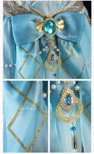 Load image into Gallery viewer, IN STOCK UWOWO Nilou Cosplay Genshin Impact Fanart Nilou &#39;Aqua Seraphina&#39; Dance Dress Cosplay Costume
