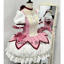 Load image into Gallery viewer, Madoka Kaname Cosplay Costume Wig Puella Magi Madoka Magica Pink Lolilta Cute Dress Madoka Choker Shoes Anime Cosplay Outfits

