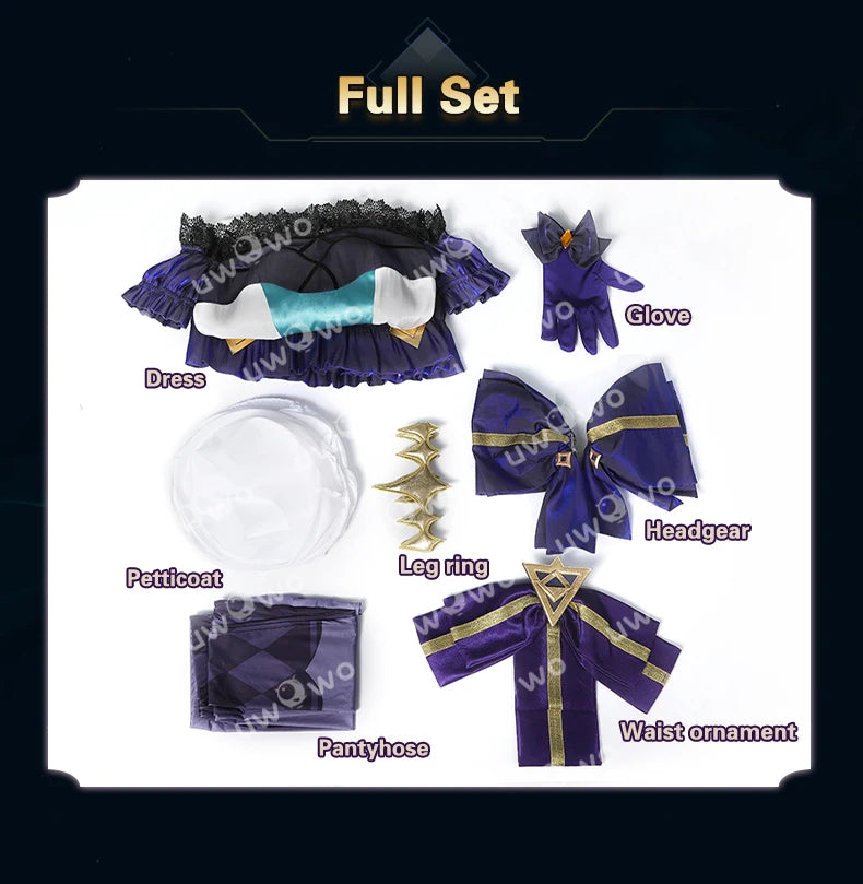 IN STOCK UWOWO Gwen Cosplay Collab Series: Game LOL League of Legends Gwen Cosplay Outfit Halloween Costumes