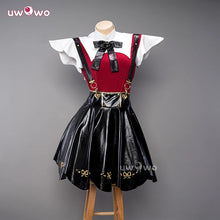 Load image into Gallery viewer, UWOWO Abyss Cosplay Needy Women Overdose Cosplay XS-3XL Black Leather Skirt Shirt Halloween Costumes Outfit Anime JK Uniform
