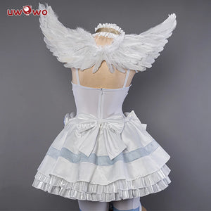 UWOWO Cosplay Stockingg Anarchyy Angell Cosplay Costume Dress with Wings Full Set Halloween Costumes