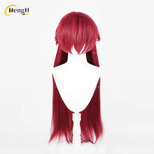 Load image into Gallery viewer, In Stock Anime Grell Sutcliff Synthetic Hair Unisex 90cm Rose Red Wig Heat Resistant Hair Halloween Cosplay Anime Wigs + Wig Cap

