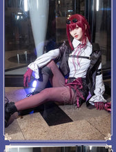 Load image into Gallery viewer, Honkai Star Rail Cosplay Costume Honkai Kafka Cosplay Costume Helloween Party Suit with Wig Kafka Outfit Uniform
