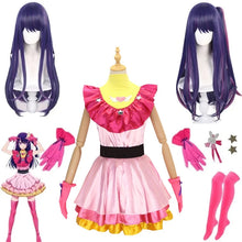 Load image into Gallery viewer, Anime OSHI NO KO Ai Hoshino Cosplay Costume Dress Lolita Skirt Pink Uniform Bunny  Hairpin ang wig Halloween Carnival Party Clot

