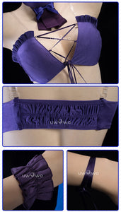 IN STOCK UWOWO Azur Lanee Cosplay Cheshire Swimsuit Summer Cosplay Costume Game Costume Halloween Costume