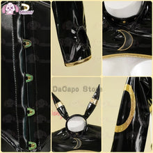 Load image into Gallery viewer, Anime Umbreon Bunny Cosplay Costume Women Kawaii Sexy Leather Bodysuit Socks Hairband Suit Little bee Jumpsuit Halloween Clothes
