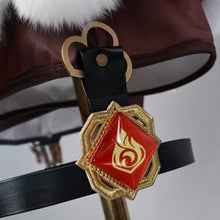 Load image into Gallery viewer, Hutao Cosplay Costume Game Genshin Impact New Skin Cherries Snow-Laden  Hutao Cosplay Costume Plus Size
