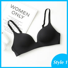 Load image into Gallery viewer, Seamless Bras for Women Push Up Bras No Wire Brassiere A B Cup Underwear Sexy Bralette Three Quarters(3/4 Cup)  Lingerie
