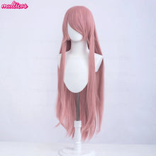 Load image into Gallery viewer, High Quality Anime 100Cm Long Staight Cosplay Wig Black White Red Pink Brown Gold Blue Blonde Purple Heat Resistant Hair Wigs
