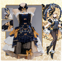 Load image into Gallery viewer, LAST BATCH UWOWO Exclusive Genshin Impact Fanart Navia Bunny Suit Cosplay Costume With Umbrella
