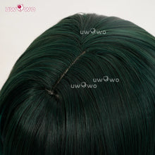 Load image into Gallery viewer, UWOWO Nefer Wig Game Genshin impact Nefer Cosplay Wig Short Hair Green Hair Halloween Wig
