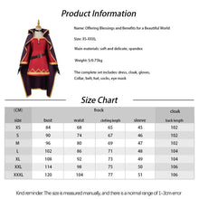 Load image into Gallery viewer, Offering blessings for a beautiful world with cosplay costumes, magic robes, Halloween costumes, and a complete set of cosplay c
