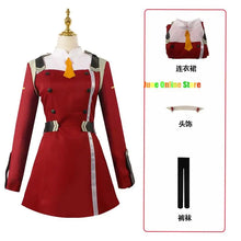 Load image into Gallery viewer, 02 Cosplay Costume Game DARLING DARLING in the FRANXX Zero Two Cosplay Costume Dress Women Cosplay Sexy Dress Headband wig shoes
