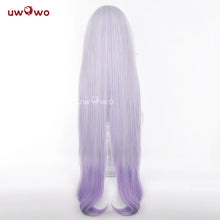 Load image into Gallery viewer, UWOWO Honkai Star Rail Black Swan Cosplay Wig 90cm Long hair Silver Purple Hair
