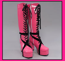Load image into Gallery viewer, UWOWO Draculauraa Cosplay Shoes New Anime Boots High-heels Size 35-43 Shoes Halloween Costume Shoes
