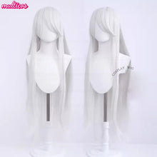 Load image into Gallery viewer, High Quality Anime 100Cm Long Staight Cosplay Wig Black White Red Pink Brown Gold Blue Blonde Purple Heat Resistant Hair Wigs
