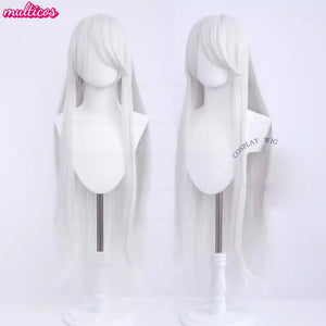 High Quality Anime 100Cm Long Staight Cosplay Wig Black White Red Pink Brown Gold Blue Blonde Purple Heat Resistant Hair Wigs