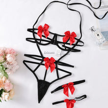Load image into Gallery viewer, Sexi Babydoll Lace Bra And Panty Set Perspective Sex Erotic Costumes Lingerie Set Underwear Dress Porn Sexy Lingerie For Women
