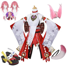 Load image into Gallery viewer, Cosplay Yae Miko Guuji Yae Costume Wig Tail Game Halloween Carnival Women Clothes Sets
