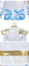 Load image into Gallery viewer, UWOWO Zoey Cosplay Collab Series: Kpop Huntrix Zoey White Holographic Performance Cosplay Costume XS-3XL Halloween Costume
