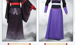 Grandmaster Of Demonic Cultivation Wei Wuxian Yi Ling Jiang Cheng Jiang Yan Li Lan Wangji Cospaly Costume Han Fu Halloween