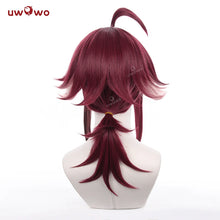 Load image into Gallery viewer, IN STOCK UWOWO Game Genshin Impact Cosplay Wig Shikanoin Heizou Wig 50 CM Short Hair Heat Resistant
