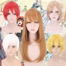 Load image into Gallery viewer, Synthetic Cosplay Wig Inspired By Cells At Work Platelet-White Cell-Red Cell-T Cell-Macrophage Costume Anime Party Hair
