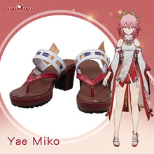 Load image into Gallery viewer, IN STOCK UWOWO Yae Miko Cosplay Costume Game Genshin Impact Cosplay Guuji Yae Figure Dress Party Outfit Yae Halloween Costumes
