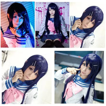 Load image into Gallery viewer, Anime Love Live! Umi Sonoda Cosplay Wig Character Play Long Straight Blue Cosplay Wig Synthetic Wigs Hair

