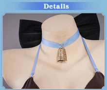 Load image into Gallery viewer, LAST BATCH UWOWO Ganyu Cosplay Swimsuit Exclusive Game Genshin Impact Fanart Ganyu Costume Swimming Bra Panties Full Halloween
